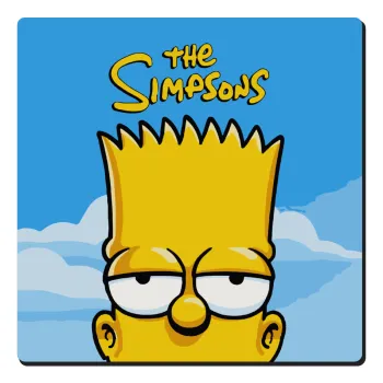The Simpsons Bart, Τετράγωνο μαγνητάκι ξύλινο 6x6cm