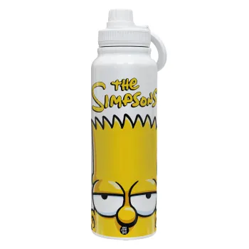 The Simpsons Bart, Θερμός 1L Ανοξείδωτο με Βάση Κινητού & Διπλά Τοιχώματα