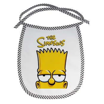 The Simpsons Bart, Σαλιάρα μωρού αλέκιαστη με κορδόνι Μαύρη