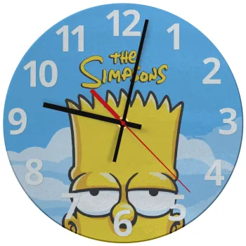 The Simpsons Bart, Ρολόι τοίχου γυάλινο (30cm)