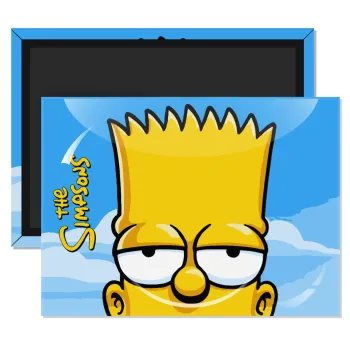 The Simpsons Bart, Ορθογώνιο μαγνητάκι ψυγείου διάστασης 9x6cm