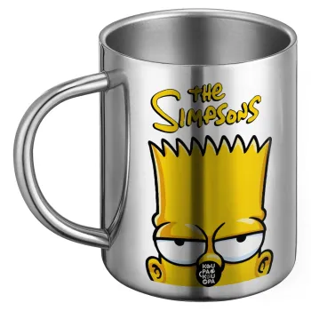The Simpsons Bart, BIG Mug Stainless steel double wall (450ml)