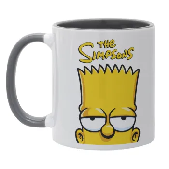 The Simpsons Bart, Mug colored grey, ceramic, 330ml