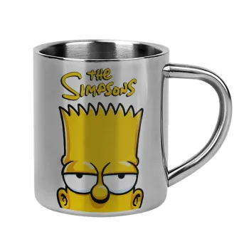 The Simpsons Bart, Mug Stainless steel double wall 300ml