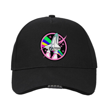 NASA pink, Work & Activity LED Light Cap – Perfect for Night & Low Light Conditions (100% COTTON, ADULT, UNISEX)