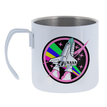 NASA pink, Mug Stainless steel double wall 400ml