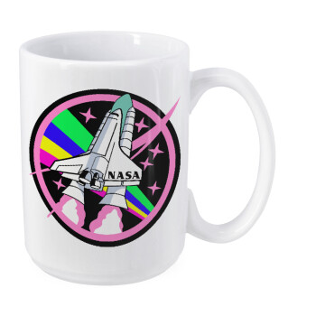 NASA pink, Κούπα Mega, κεραμική, 450ml