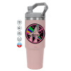Pink color, 890ml (30oz) stainless Steel Tumbler with Handle