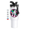 Mega Stainless steel Tumbler with lid, double wall 1,2L