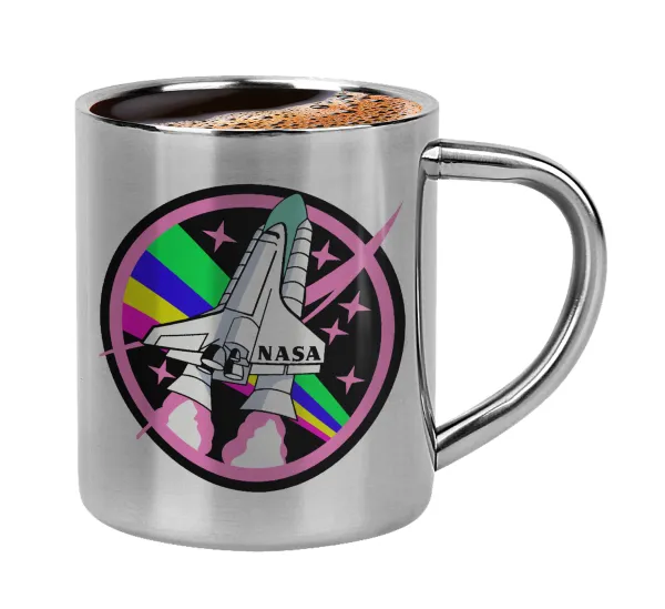 NASA pink — Κουπάκι μεταλλικό διπλού τοιχώματος για espresso (220ml)