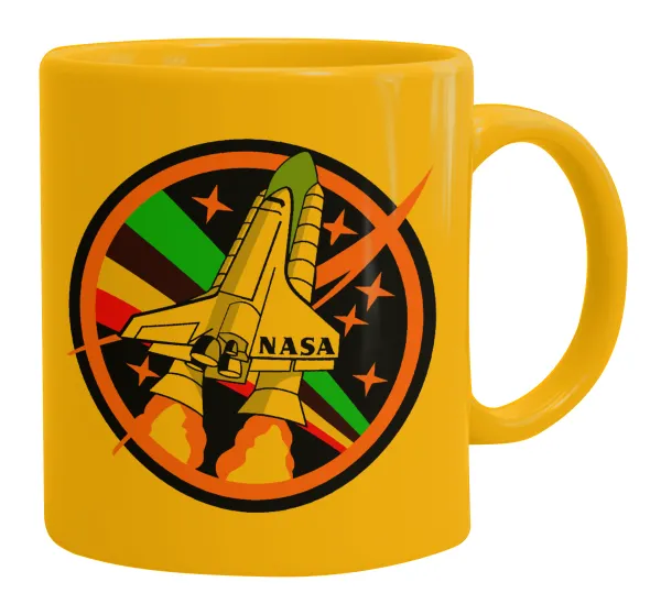 NASA pink — Κούπα, κεραμική κίτρινη, 330ml