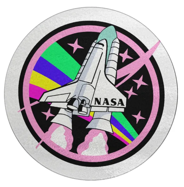NASA pink — Επιφάνεια κοπής γυάλινη στρογγυλή (30cm)