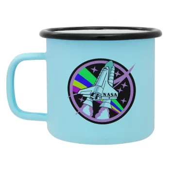 NASA pink, Κούπα Μεταλλική εμαγιέ ΜΑΤ σιέλ 360ml