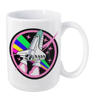 NASA pink, Κούπα Mega, κεραμική, 450ml