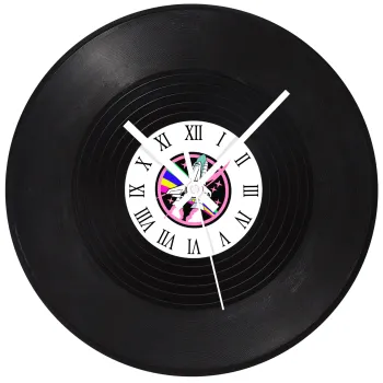 NASA pink, Ρολόι τοίχου Βινύλιο (30cm)