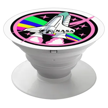 NASA pink, Phone Holders Stand  Λευκό Βάση Στήριξης Κινητού στο Χέρι