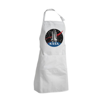 NASA Badge, Adult Chef Apron (with sliders and 2 pockets)