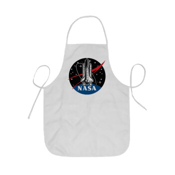 NASA Badge, Ποδιά Σεφ ολόσωμη κοντή  Παιδική (44x62cm)