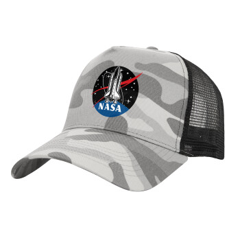 NASA Badge, Καπέλο Structured Trucker, (παραλλαγή) Army Camo