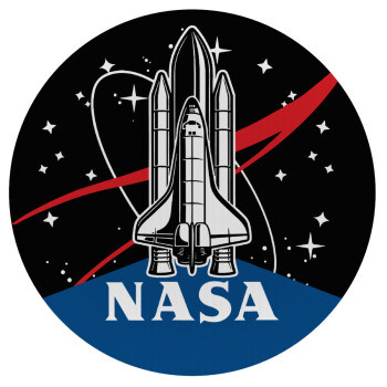NASA Badge, Mousepad Round 20cm