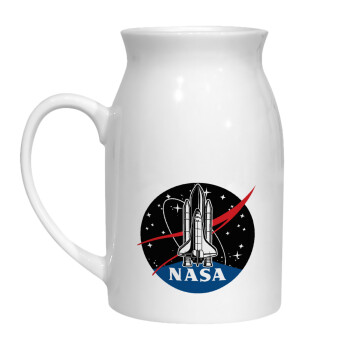 NASA Badge, Milk Jug (450ml) (1pcs)