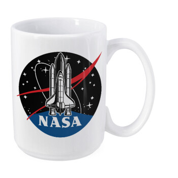 NASA Badge, Κούπα Mega, κεραμική, 450ml