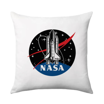 NASA Badge, Μαξιλάρι καναπέ 40x40cm περιέχεται το  γέμισμα
