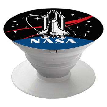 NASA Badge, Phone Holders Stand  Λευκό Βάση Στήριξης Κινητού στο Χέρι