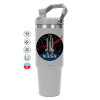 GREY color, 890ml (30oz) stainless Steel Tumbler with Handle