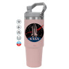Pink color, 890ml (30oz) stainless Steel Tumbler with Handle