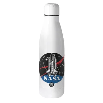 NASA Badge, Μεταλλικό παγούρι θερμός (Stainless steel), 500ml