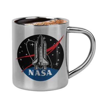 NASA Badge, Double-wall metal cup for espresso (220ml)