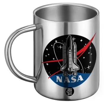 NASA Badge, BIG Mug Stainless steel double wall (450ml)