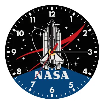 NASA Badge, Ρολόι τοίχου ξύλινο (20cm)