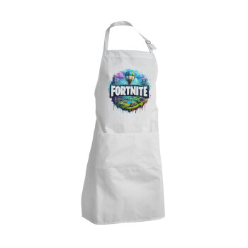 Fortnite land, Adult Chef Apron (with sliders and 2 pockets)