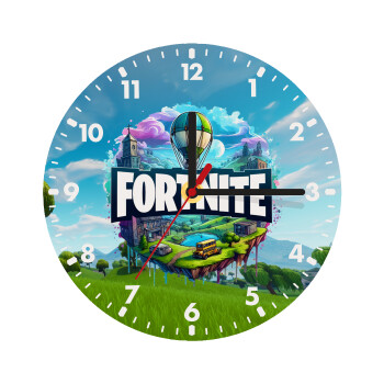 Fortnite land, Wooden wall clock (20cm)