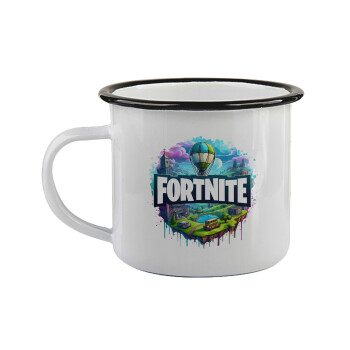 Fortnite land, Κούπα εμαγιέ με μαύρο χείλος 360ml