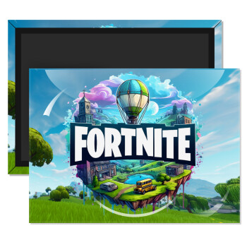Fortnite land, Ορθογώνιο μαγνητάκι ψυγείου διάστασης 9x6cm