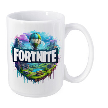 Fortnite land, Κούπα Mega, κεραμική, 450ml