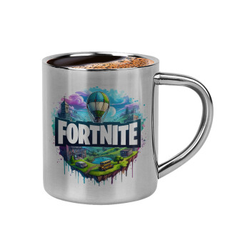 Fortnite land, Double-wall metal cup for espresso (220ml)