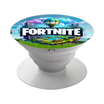 Fortnite land, Phone Holders Stand  Λευκό Βάση Στήριξης Κινητού στο Χέρι
