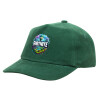 Children's Baseball Cap, 100% Cotton Drill, GREEN (COTTON, CHILDREN'S, ONE SIZE)