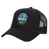 Trucker Hat with Mesh, Black, (COTTON, KIDS, UNISEX, ONE SIZE)