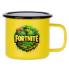Metallic enamel MATT Yellow cup 360ml