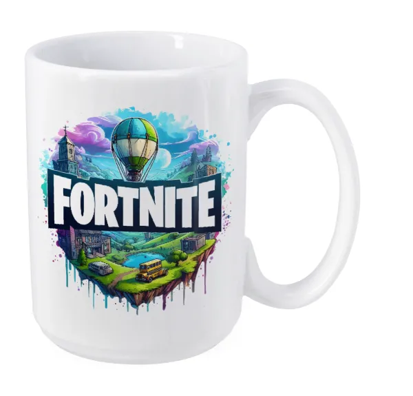 Fortnite land — Mega mug, ceramic, 450ml