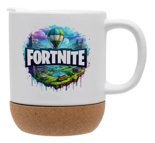 Fortnite land — Ceramic coffee mug Cork (MAT), 330ml