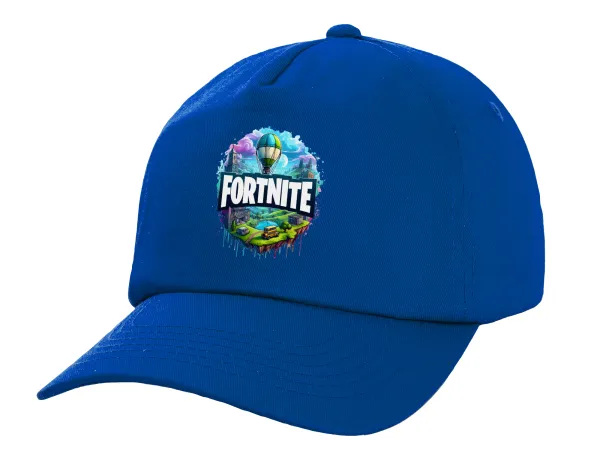 Fortnite land — Twill Children's Cap, ROYAL BLUE (100% COTTON, CHILDREN, UNISEX)