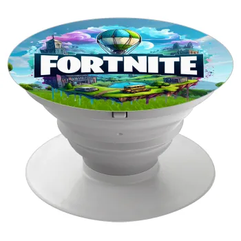 Fortnite land, Phone Holders Stand  Λευκό Βάση Στήριξης Κινητού στο Χέρι