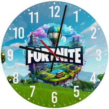 Fortnite land, Ρολόι τοίχου ξύλινο (30cm)