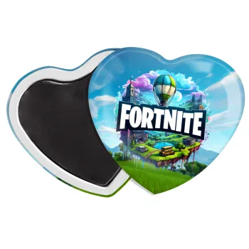 Fortnite land, Μαγνητάκι καρδιά (57x52mm)